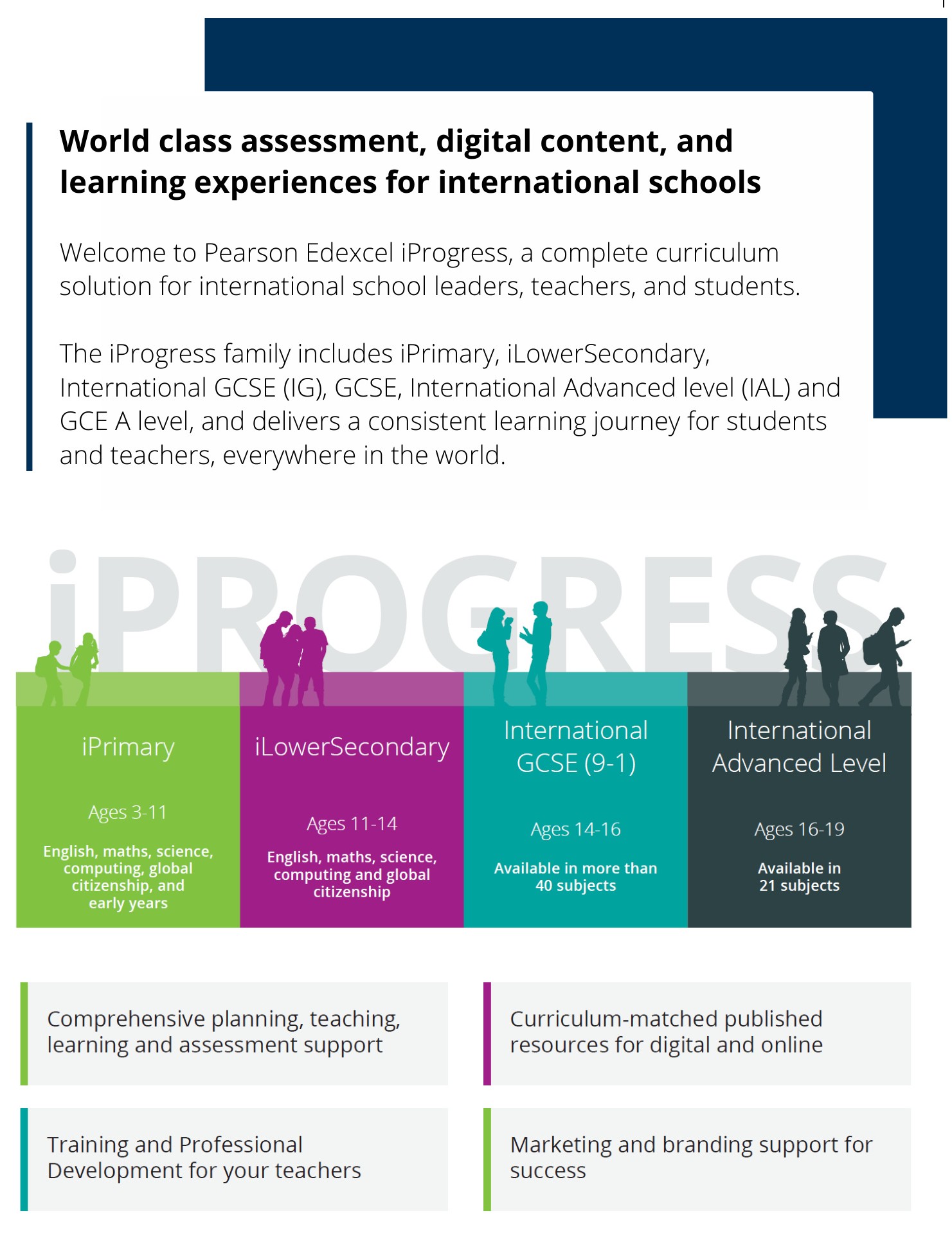 Pearson Edexcel iProgress Pathway