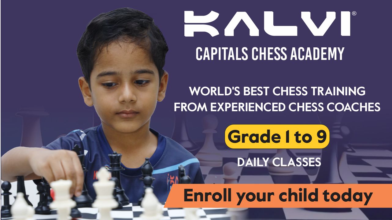 Kalvi Capitals Chess Academy Banner